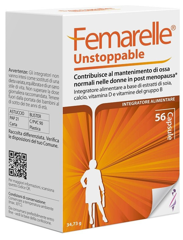 theramex italy femarelle unstoppable 56 capsule femarelle ean 7290006910271