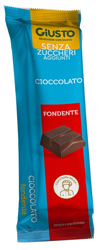 farmafood giusto senza zucchero barretta cioccolato fondente 42 g giusto ean 8058481481728