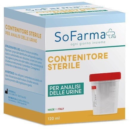 sofarmapiu contenitore urina in polipropilene da 120 ml sofarmapiu sofarmapiu ean 8054141492318