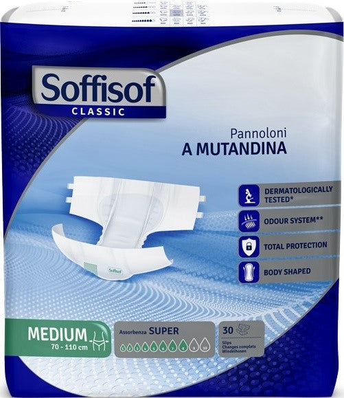silc pannolone mutandina soffisof classic super l 30 pezzi soffisof ean 8007300009766