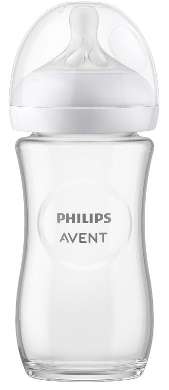 philips avent biberon natural response in vetro da 240ml tettarella flusso 3 avent ean 8710103990789