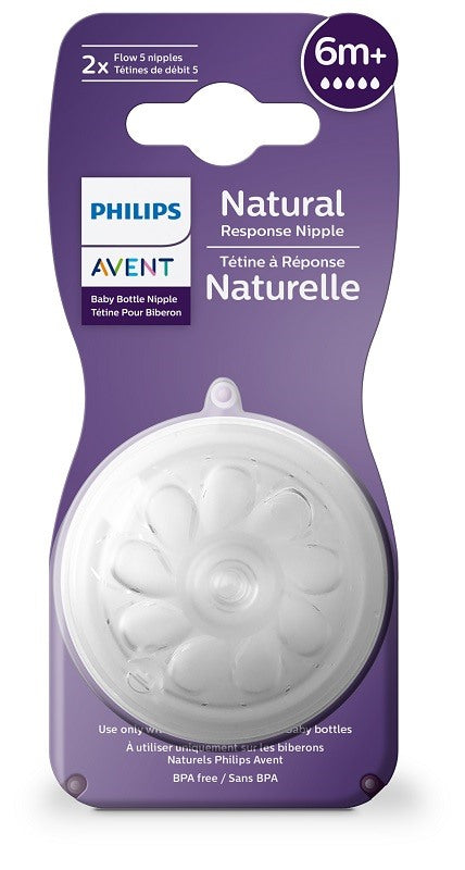 philips avent tettarella natural response flusso 5 6 mesi 2 pezzi avent ean 8710103985167