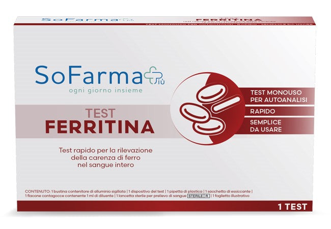 sofarmapiu test autodiagnostico ferritina sofarmapiu sofarmapiu ean 8054320670261