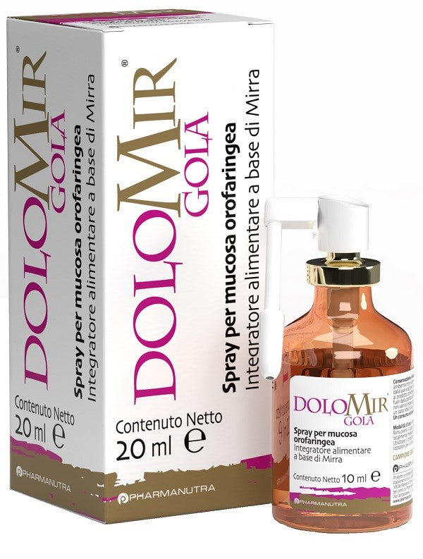 pharmanutra spa dolomir gola spray 20 ml dolomir ean 8034140140519
