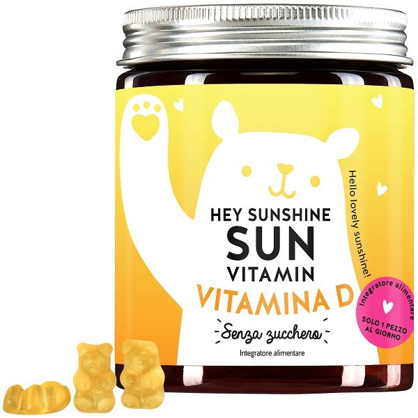 pasquali dermovitamina hey sunshine sun vitamins mit d3 sugarfree 45 caramelle gommose bears with benefits ean 4260717770870