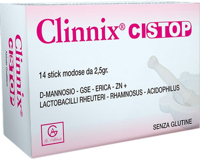abbate av pharma sanoclin cistop 14 bustine stick pack monodose sanoclin