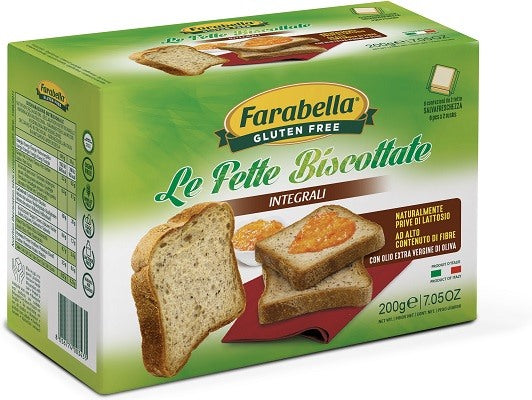 bioalimenta farabella fette biscottate integrali 200 g farabella ean 8056774003435