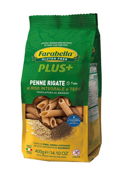 bioalimenta farabella penne riso integrale e teff 400 g farabella ean 8056774002506