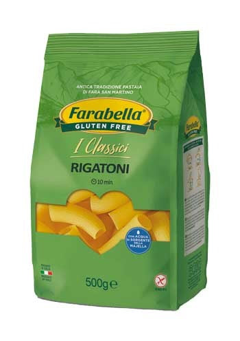 bioalimenta farabella rigatoni 500 g farabella ean 8056774000182