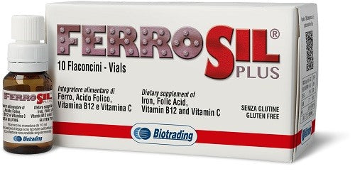 biotrading unipersonale ferrosil plus 10 flaconcini biotrading