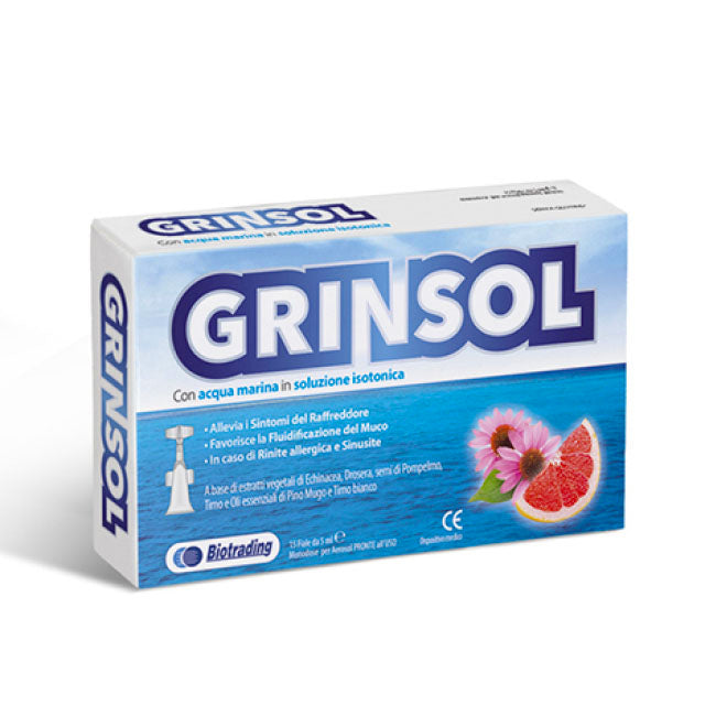biotrading unipersonale grinsol 15 fiale x 5 ml biotrading