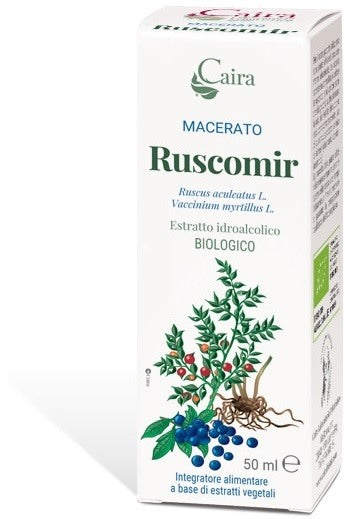 caira laboratorio erb sa caira ruscomir macerato idroalcolico bio gocce 50 ml