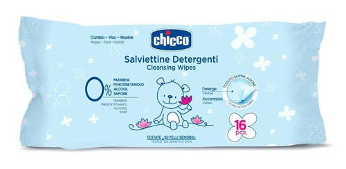 chicco artsana spa chicco cosmesi salviettine 16 pezzi chicco ean 8058664080205