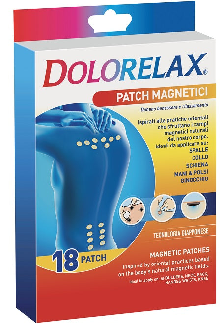 coswell dolorelax patch magnetici 3 bustine da 6 pezzi dolorelax ean 8017331094488