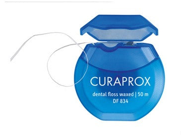 curaprox curaprox df 834 dental floss waxed 50 metri curaprox ean 7612412428285