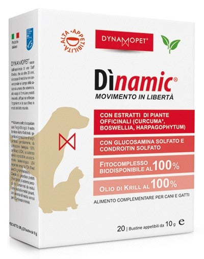 dynamopet dinamic 20 bustine 10 g dinamic