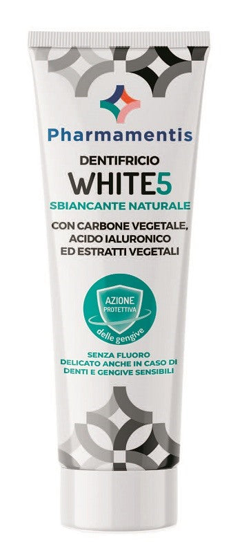 ekuberg pharma pharmamentis dentifricio white5 75 ml ean 9828452770002