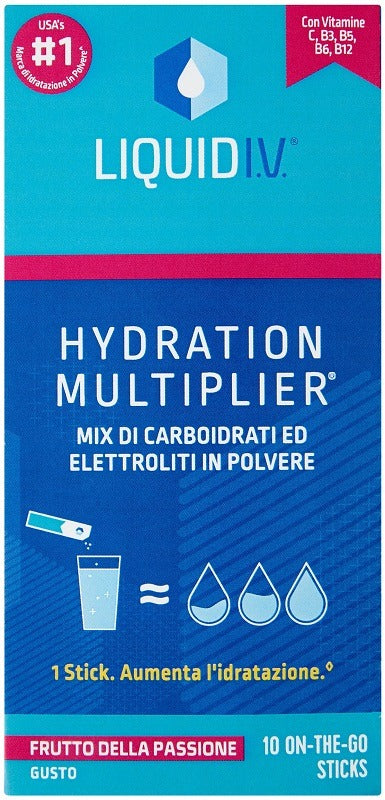equilibra liquid iv hydration multiplier frutto della passione 10 stick equilibra ean 8720182923646