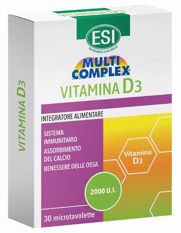 esi esi multicomplex vitamina d3 30 tavolette ean 8008843133642