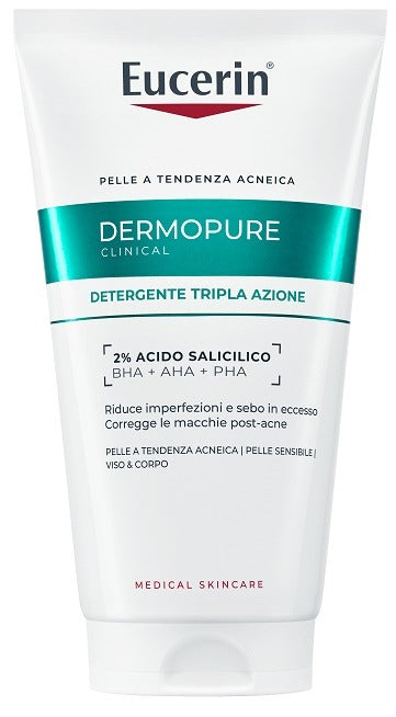 eucerin eucerin dermopure clinical detergente tripla azione 150 ml eucerin ean 4005800365652