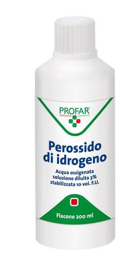 federfarma co profar acqua ossigenata 10volumi 200 ml profar