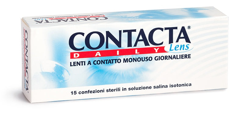 fidia farmaceutici lente a contatto monouso giornaliera contacta daily lens 15 200 15 pezzi contacta ean 4719887097718