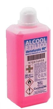 gammadis farmaceutici alcool etilico denaturato 90 250 ml gammadis