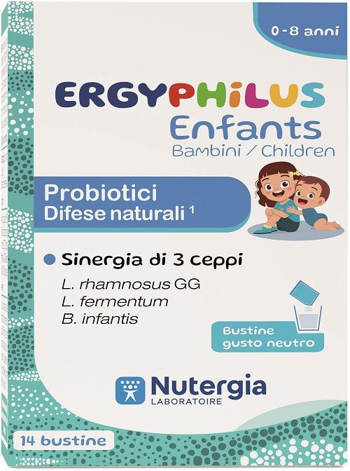 laboratori nutergia frigo ergyphilus enfants 14 bustine da 2 g laboratori nutergia