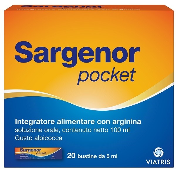 meda pharma sargenor pocket 20 bustine da 5 ml sargenor ean 8019629005619