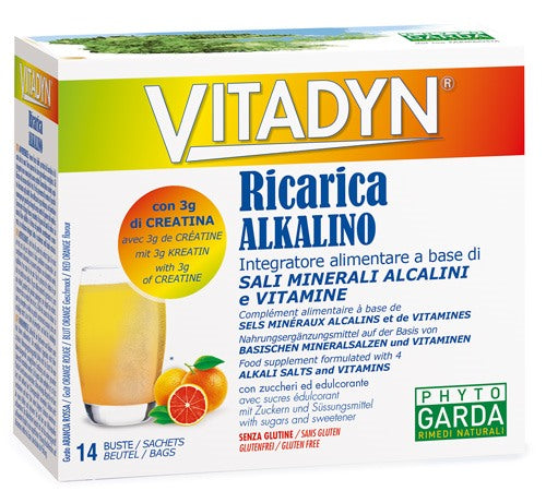 named vitadyn ricarica alkalin 14 bustine vitadyn ean 8051490301056
