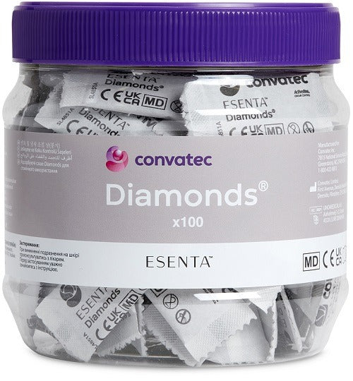 nessuno bustine gelificanti antiodore per stomia esenta diamonds 100 pezzi ean 0768455209156