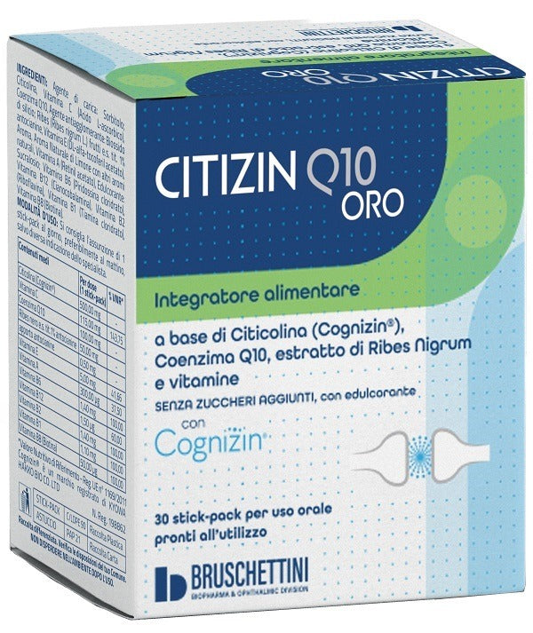 nessuno citizin q10 oro 30 stick pack orosolubili da 3 g