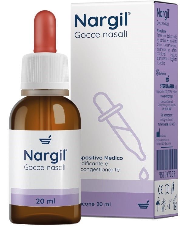 nessuno gocce nasali nargil 20 ml ean 8032459190522