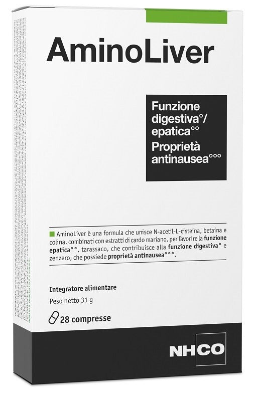 nessuno nhco aminoliver 28 compresse ean 8025153017738
