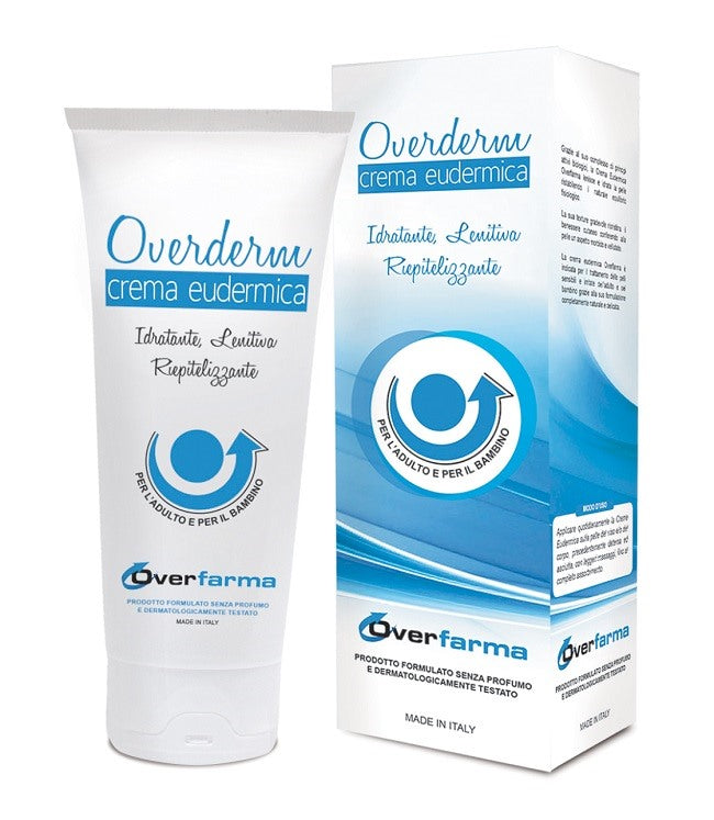 overfarma overderm crema eudermica idratante lenitiva per adulti e bambini 75 ml overfarma
