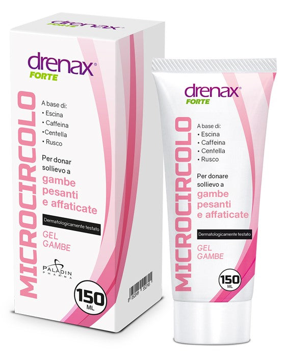 paladin pharma drenax forte microcircolo gel 150 ml drenax ean 8052049552745