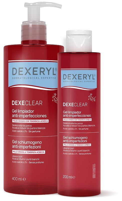 pierre fabre dermatologie dexeclear gel schiumogeno anti imperfezioni 400 ml pierre fabre dermatologie ean 3573994009085
