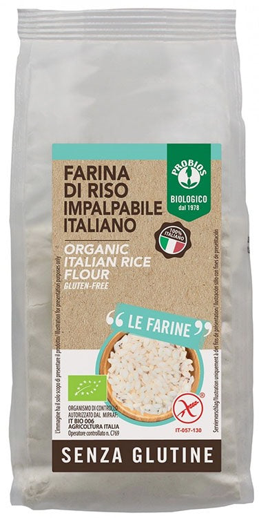 probios societa benefit farina di riso impalpabile 375 g probios ean 8018699017294