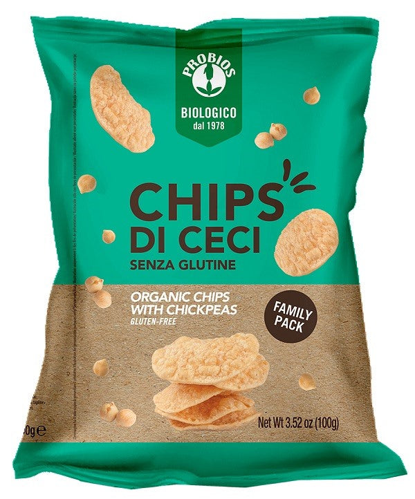 probios societa benefit probios chips di ceci 100 g pack risparmio ean 8018699027187