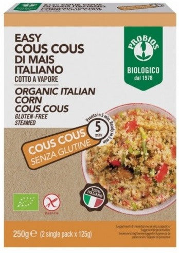 probios societa benefit probios easy cous cous di mais 2x125 g probios ean 8018699025442