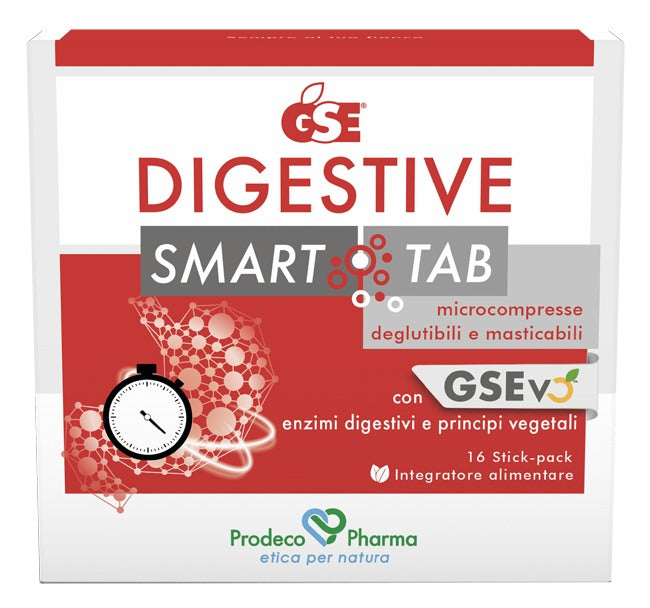 prodeco pharma gse digestive smart tab 16 stick pack gse ean 8057968091351