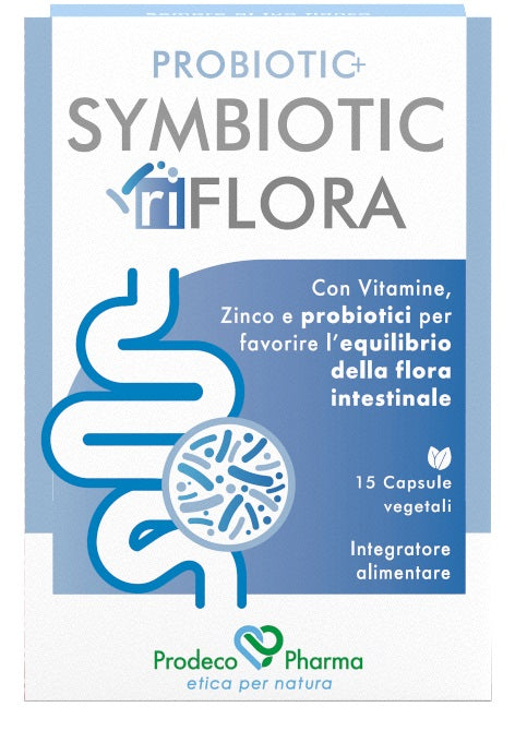 prodeco pharma probiotic symbiotic riflora 15 capsule ean 8057968091887