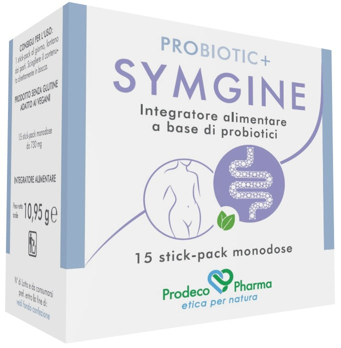 prodeco pharma probiotic symgine 15 sitck pack prodeco pharma ean 8057968090798