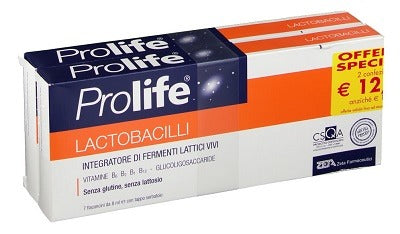 prolife prolife lactobacilli due confezioni da 7 flaconcini da 8 ml prolife