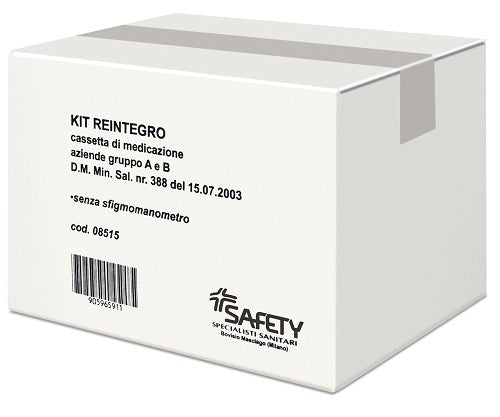 safety kit reintegro cassetta pronto soccorso gruppo ab safety