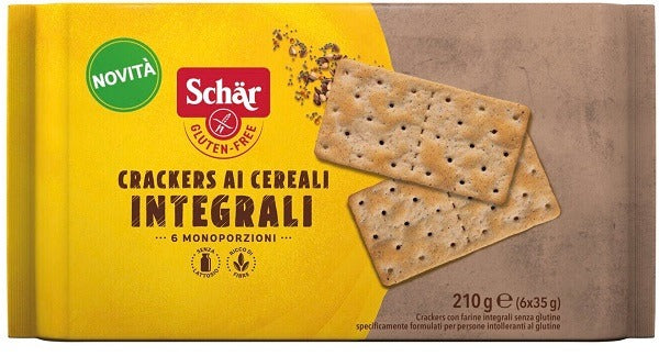schar schar crackers cereali integrali 6 pezzi da 35 g schar ean 8008698050767