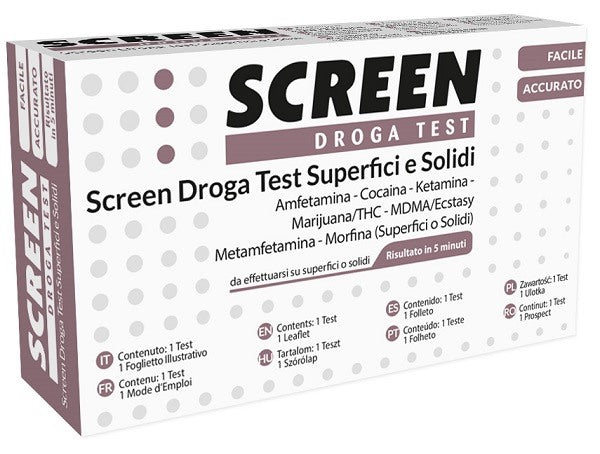 screen italia srl screen droga test 7 droghe su superfici solidi o polveri screen italia ean 8059015832733
