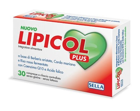 sella lipicol plus 30 compresse retard sella ean 8032632602170