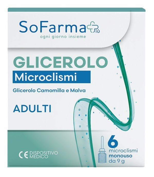 sofarmapiu glicerolo microclismi adulti 9 g 6 pezzi sofarmapiu sofarmapiu ean 8388766675741