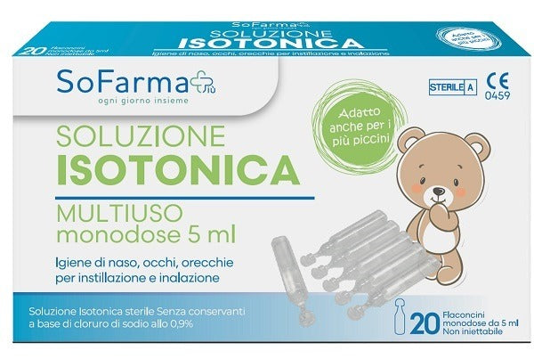 sofarmapiu soluzione salina 09 20 flaconi 5 ml sofarmapiu sofarmapiu ean 8388766675864